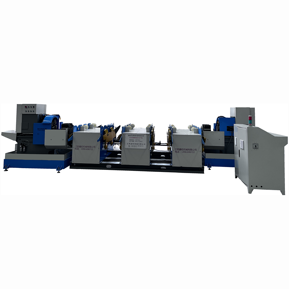 Front view of   Automatic Pipe Threading Production Line